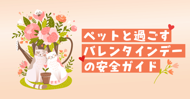 ペットと過ごすバレンタインデーの安全ガイド