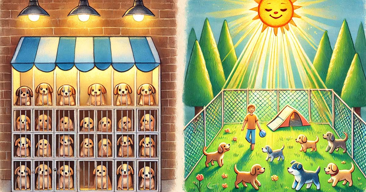 ペットショップとレスキュー団体