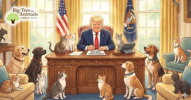 2026年度国防権限法（NDAA）に署名するトランプ大統領